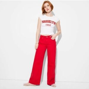 Wild Fable Red Women Jeans